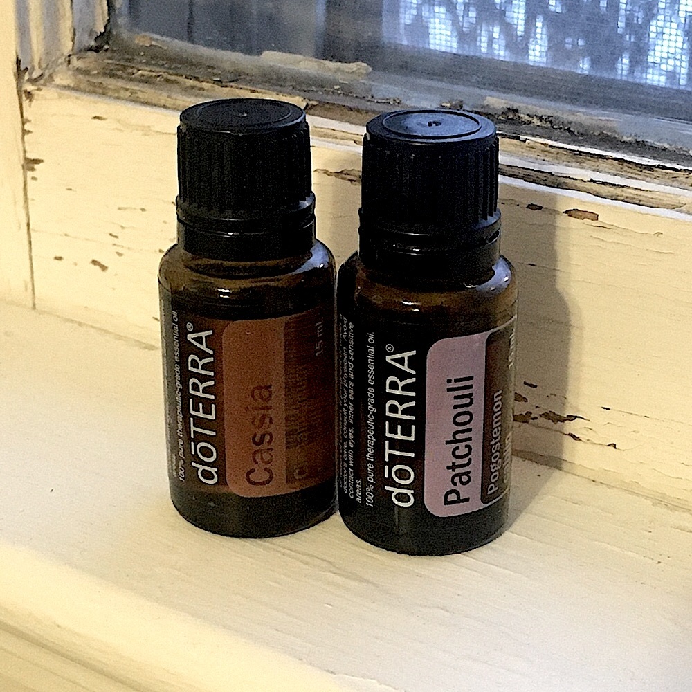 doTERRA Patchouli and Cassia essential oils